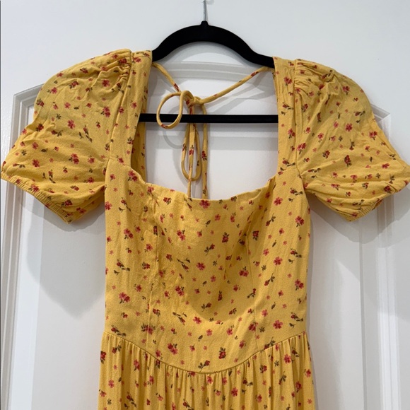 Reformation Yellow Floral Dress - Picture 10 of 12